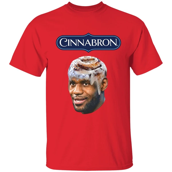 Lebron James Cinnabron Meme Shirt - Image 4