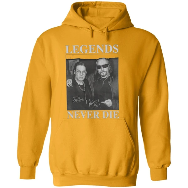 Legend Never Die Ozzy Osbourne And Ace Frehley Music Signature Hoodie