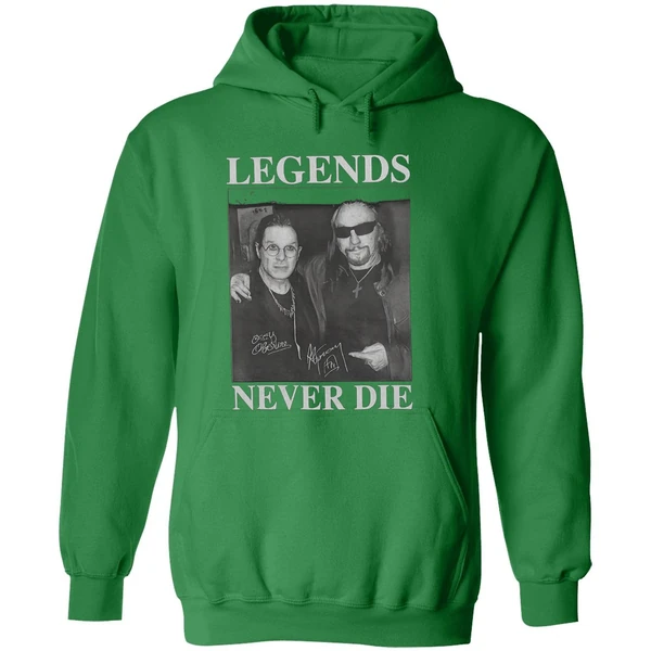 Legend Never Die Ozzy Osbourne And Ace Frehley Music Signature Hoodie - Image 2