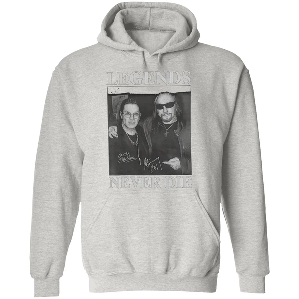 Legend Never Die Ozzy Osbourne And Ace Frehley Music Signature Hoodie - Image 9