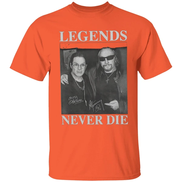 Legend Never Die Ozzy Osbourne And Ace Frehley Music Signature Shirt - Image 5