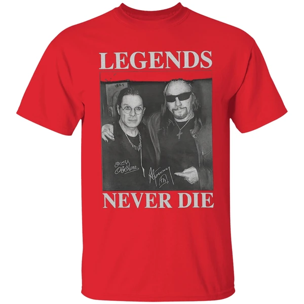Legend Never Die Ozzy Osbourne And Ace Frehley Music Signature Shirt - Image 6