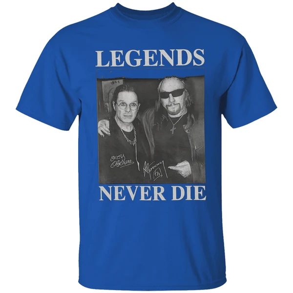 Legend Never Die Ozzy Osbourne And Ace Frehley Music Signature Shirt - Image 7