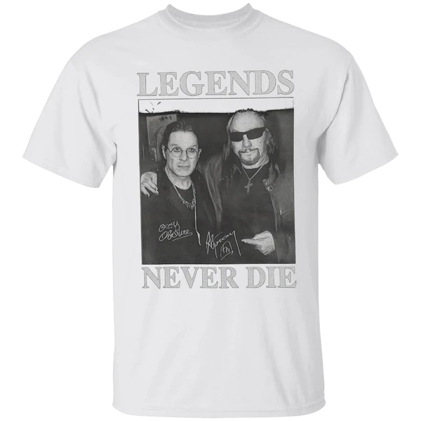 Legend Never Die Ozzy Osbourne And Ace Frehley Music Signature Shirt - Image 9