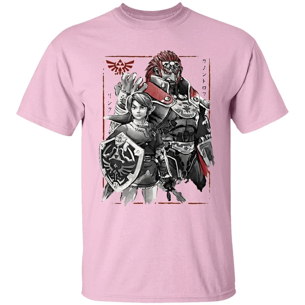 Legend Of Zelda Link Ganondorf Japanese Sumi Shirt - Image 2