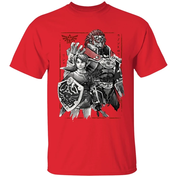 Legend Of Zelda Link Ganondorf Japanese Sumi Shirt - Image 4
