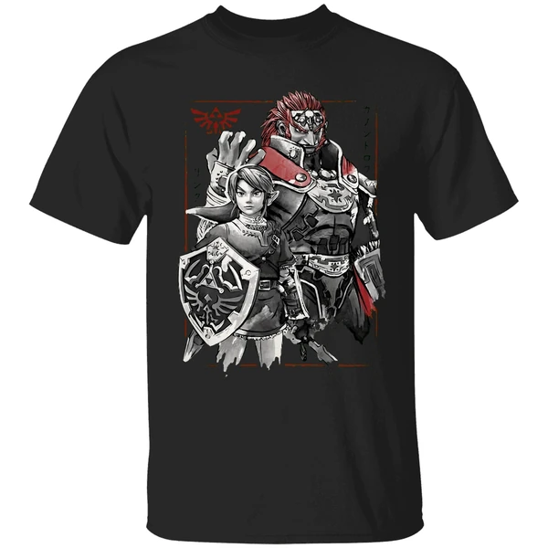 Legend Of Zelda Link Ganondorf Japanese Sumi Shirt - Image 7