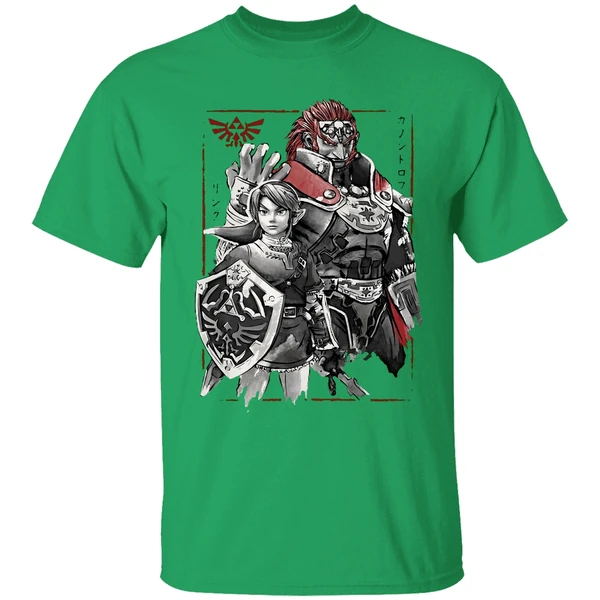 Legend Of Zelda Link Ganondorf Japanese Sumi Shirt - Image 8