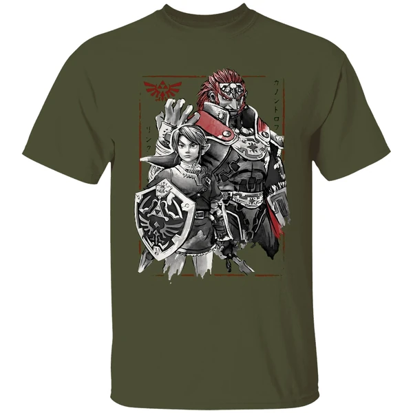 Legend Of Zelda Link Ganondorf Japanese Sumi Shirt - Image 9