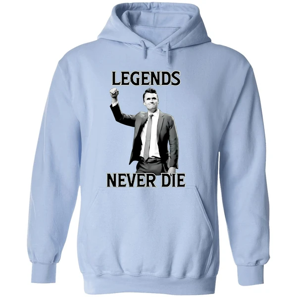 Legends Never Die Charlie Kirk Hoodie - Image 4
