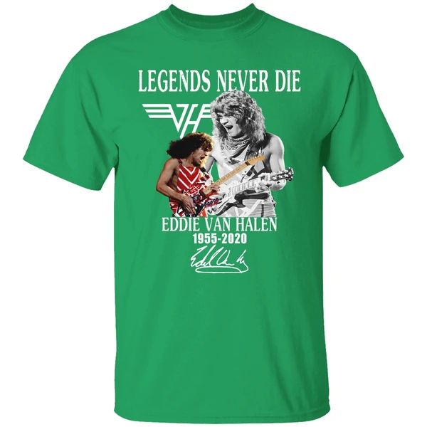 Legends Never Die Eddie Van Halen 1955 2020 Shirt
