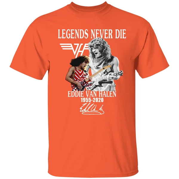 Legends Never Die Eddie Van Halen 1955 2020 Shirt - Image 5