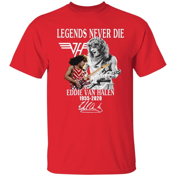 Legends Never Die Eddie Van Halen 1955 2020 Shirt - Image 6