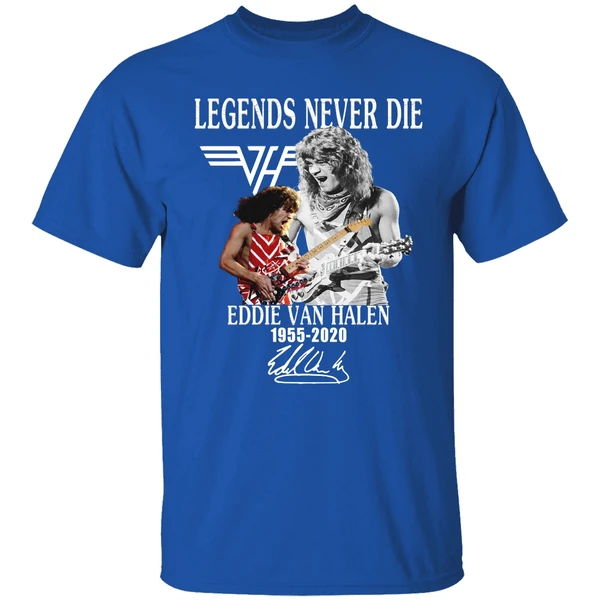 Legends Never Die Eddie Van Halen 1955 2020 Shirt - Image 7