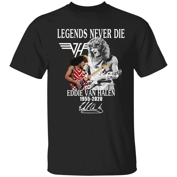 Legends Never Die Eddie Van Halen 1955 2020 Shirt - Image 9