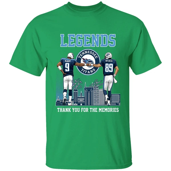 Legends Steve Mcnair And Frank Wycheck Tennessee Titans Shirt - Image 2