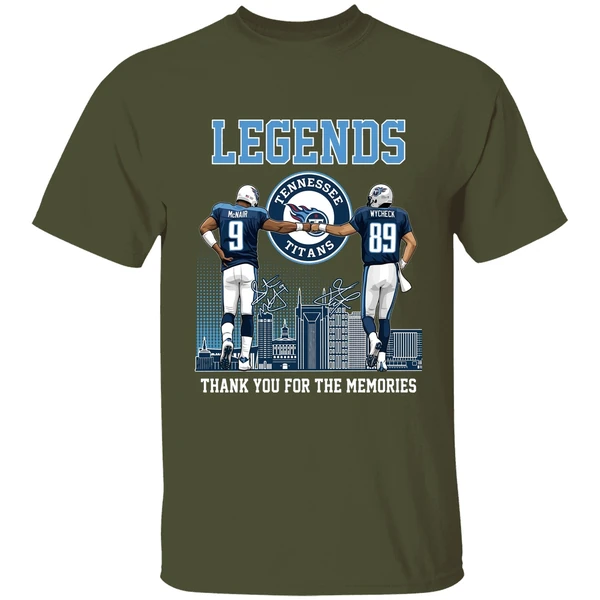 Legends Steve Mcnair And Frank Wycheck Tennessee Titans Shirt - Image 4