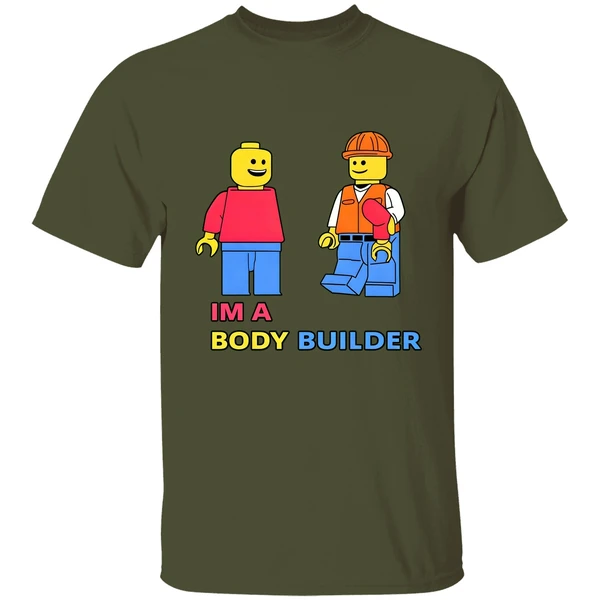 Lego Im A Body Builder 2023 Shirt - Image 3