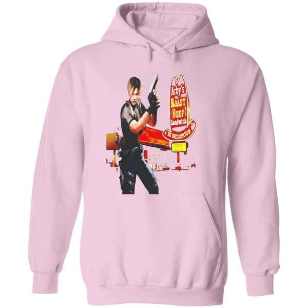 Leon S Kennedy Arbys Roast Beef Sandwich Is Delicious Hoodie - Image 5