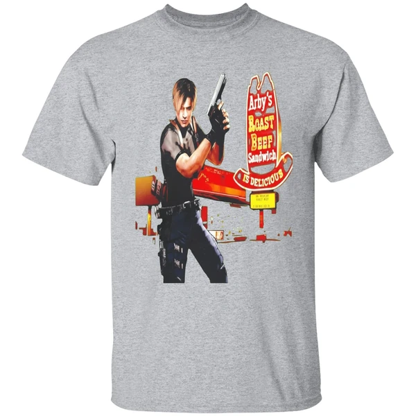 Leon S Kennedy Arbys Roast Beef Sandwich Is Delicious Shirt - Image 9