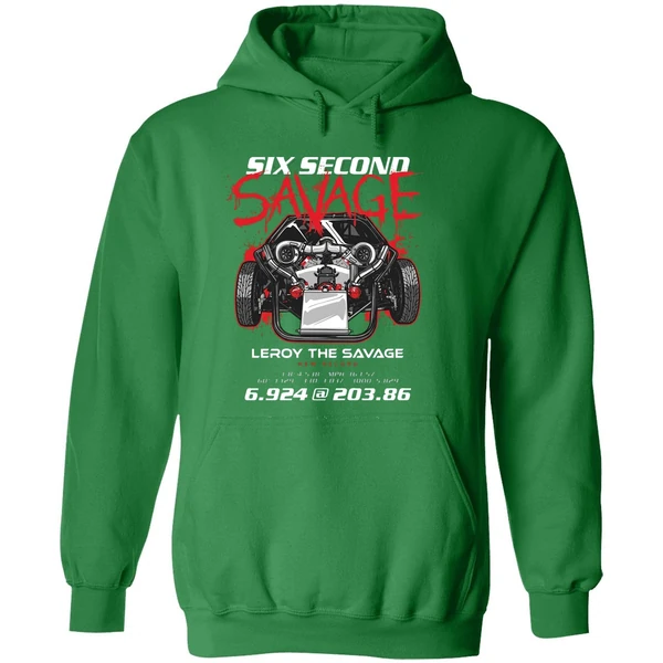 Leroy 6 Second Savege New Record Hoodie - Image 2