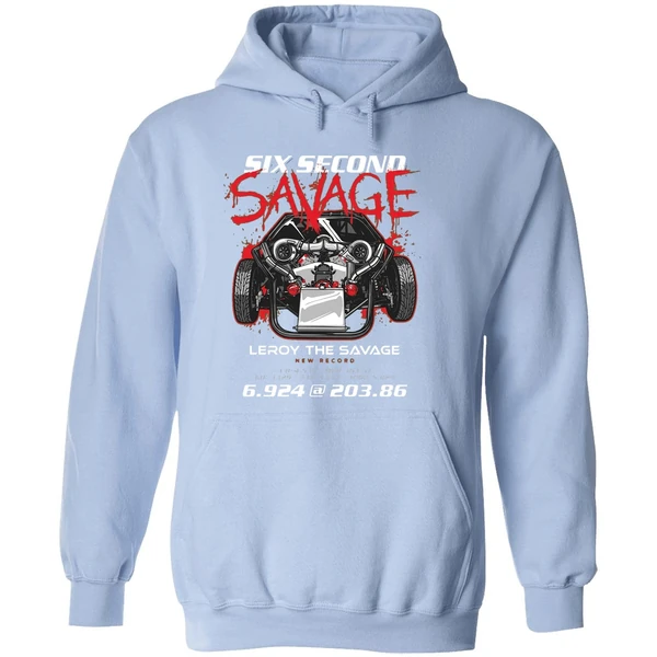 Leroy 6 Second Savege New Record Hoodie - Image 4