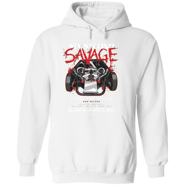 Leroy 6 Second Savege New Record Hoodie - Image 8