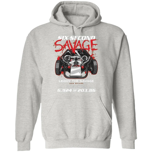 Leroy 6 Second Savege New Record Hoodie - Image 9