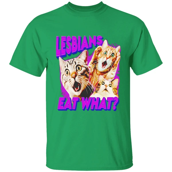 Lesbians Eat What Cat Lovers Shirt - Image 8