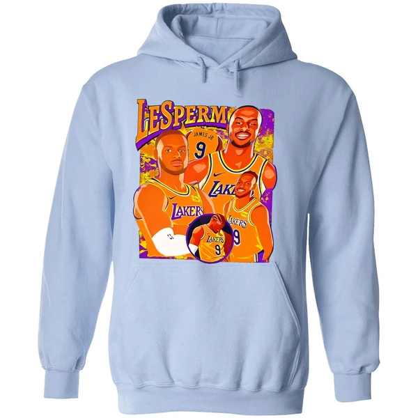 Lesperm James Bronny James Los Angeles Lakers Hoodie - Image 4