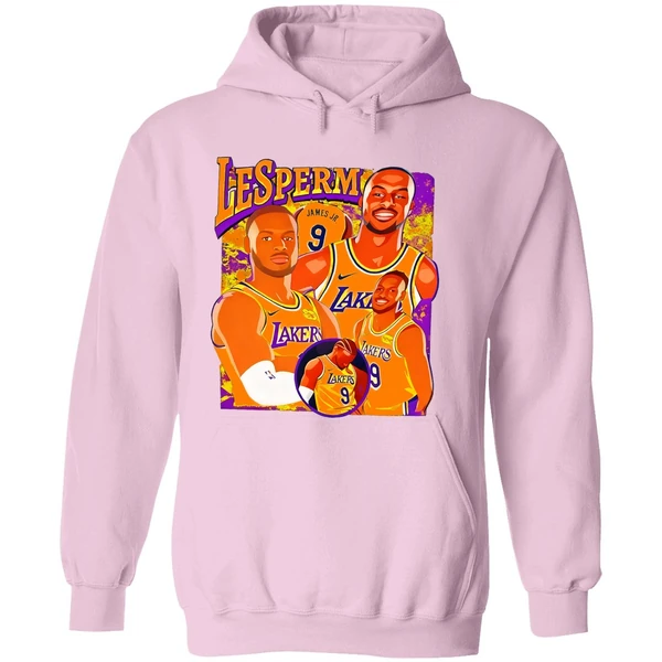 Lesperm James Bronny James Los Angeles Lakers Hoodie - Image 5