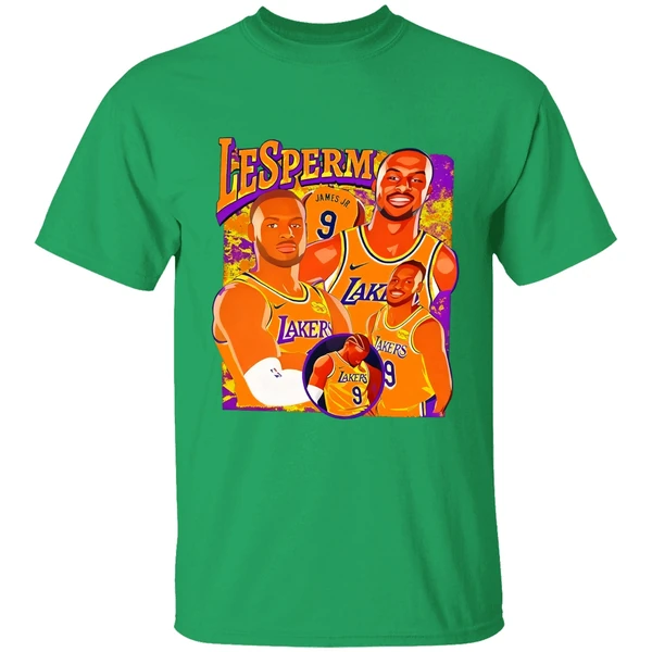 Lesperm James Bronny James Los Angeles Lakers Shirt - Image 2