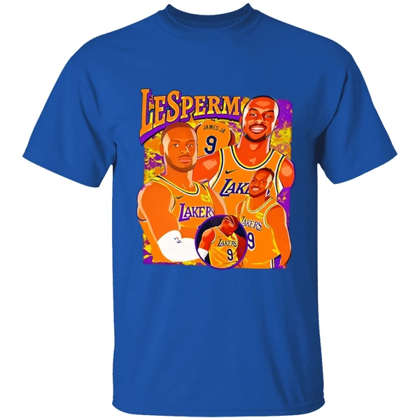 Lesperm James Bronny James Los Angeles Lakers Shirt - Image 8