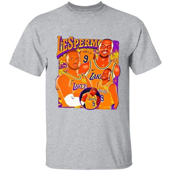 Lesperm James Bronny James Los Angeles Lakers Shirt - Image 9