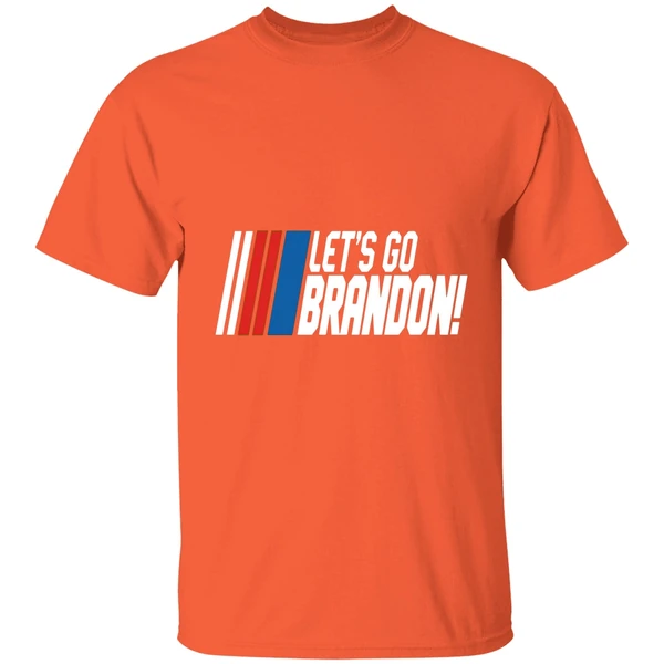 lets go brandon nascar shirt orange