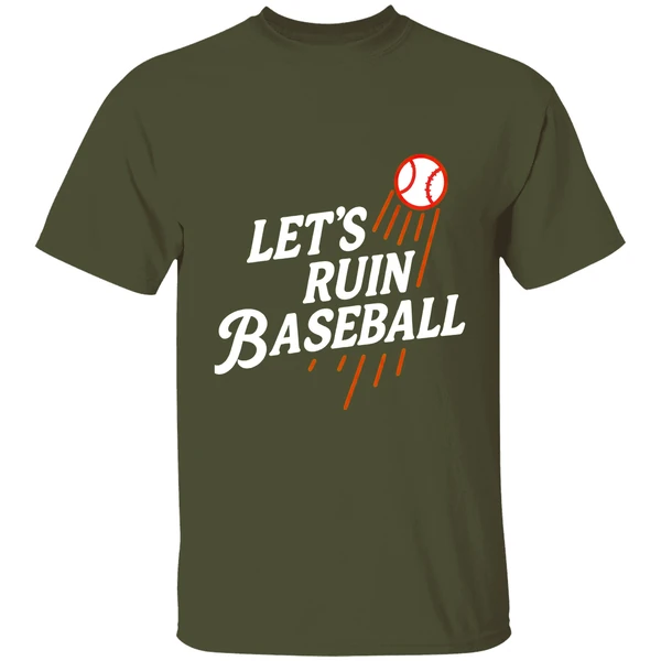 Let's Ruin Baseball Los Angeles Dodgers Shirt - Image 3