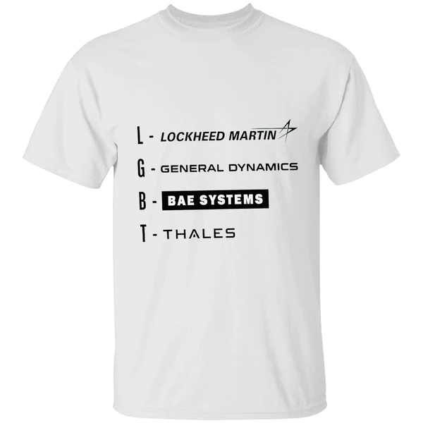 Lgbt Lockheed Martin General Dynamics Bae Systems Thales Shirt
