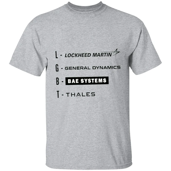 Lgbt Lockheed Martin General Dynamics Bae Systems Thales Shirt - Image 6