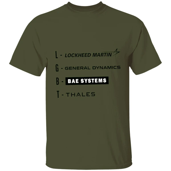 Lgbt Lockheed Martin General Dynamics Bae Systems Thales Shirt - Image 9