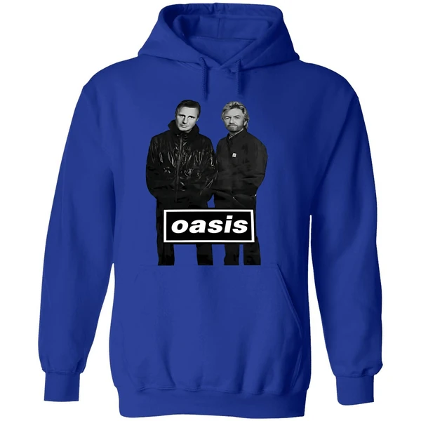 Liam Neeson And Noel Edmonds Oasis Hoodie - Image 7