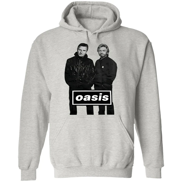 Liam Neeson And Noel Edmonds Oasis Hoodie - Image 9