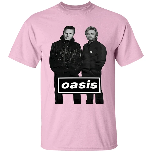 Liam Neeson And Noel Edmonds Oasis Shirt - Image 2