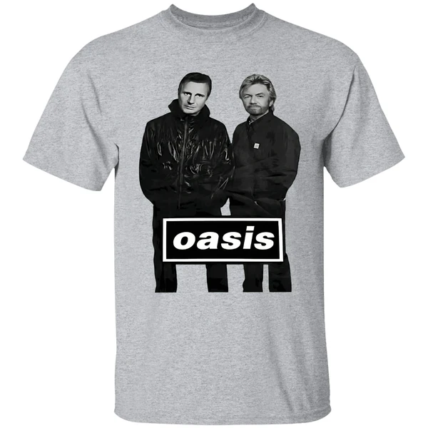 Liam Neeson And Noel Edmonds Oasis Shirt - Image 6
