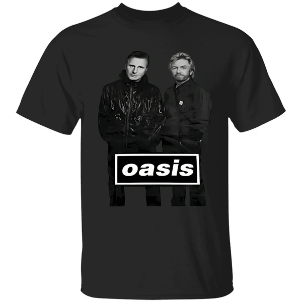 Liam Neeson And Noel Edmonds Oasis Shirt - Image 7