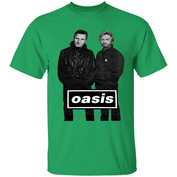 Liam Neeson And Noel Edmonds Oasis Shirt - Image 8