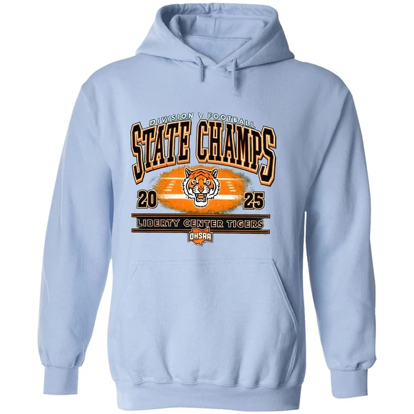 Liberty Center Tigers 2025 Ohsaa Football Division 5 State Champions Hoodie - Image 4