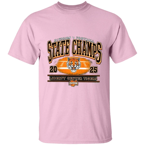 Liberty Center Tigers 2025 Ohsaa Football Division 5 State Champions Shirt - Image 3