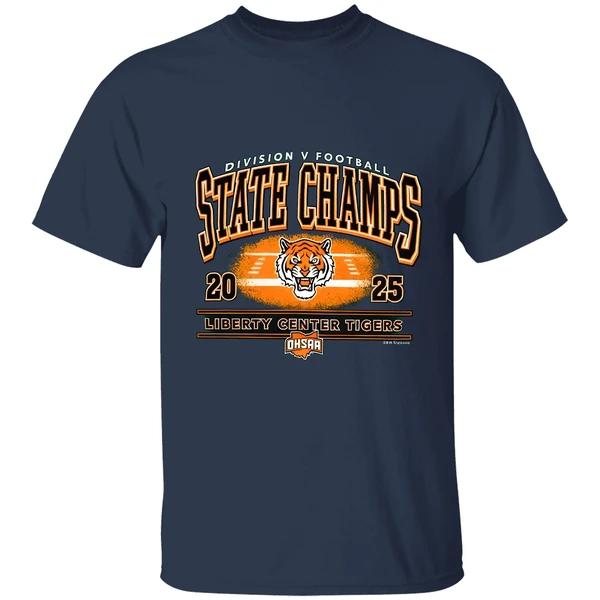 liberty-center-tigers-2025-ohsaa-football-division-5-state-champions-shirt-navy
