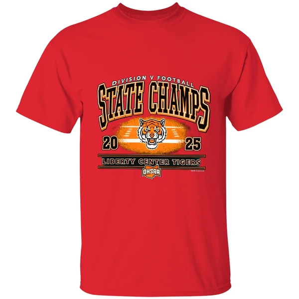 Liberty Center Tigers 2025 Ohsaa Football Division 5 State Champions Shirt - Image 7
