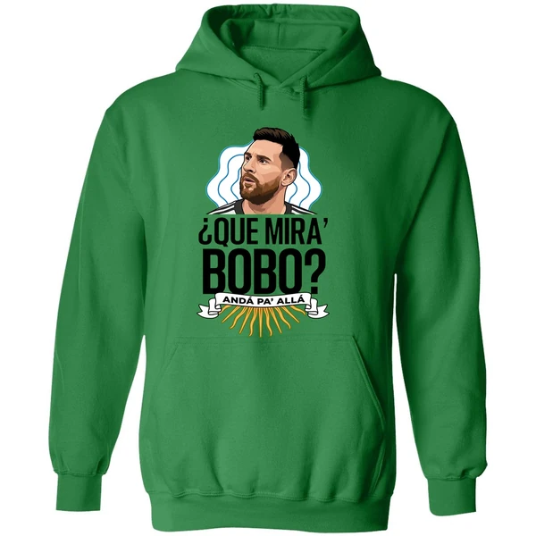 Lionel Messi Que Miras Bobo Hoodie - Image 2